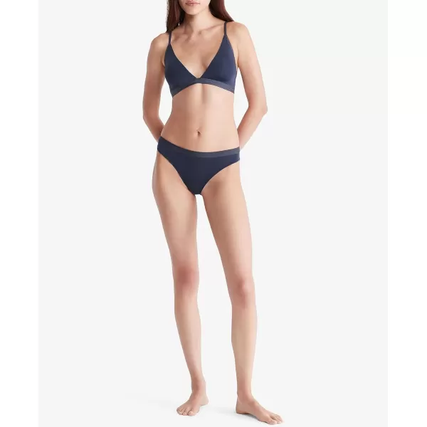 Calvin Klein Womens Form to Body Lightly Lined Triangle BraletteSpeakeasy