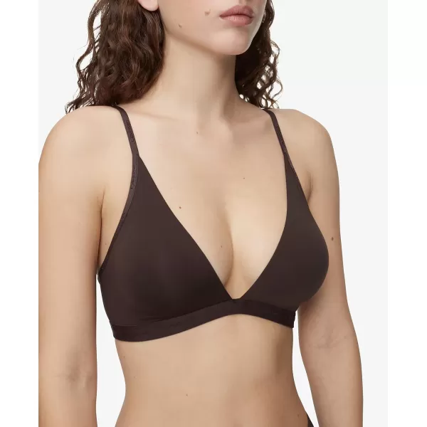 Calvin Klein Womens Form to Body Lightly Lined Triangle BraletteWoodland