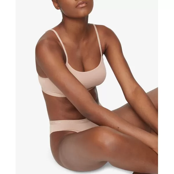 Calvin Klein Womens Form to Body Unlined BraletteCedar