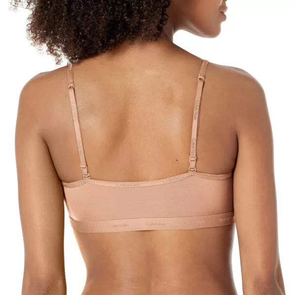 Calvin Klein Womens Form to Body Unlined BraletteCedar