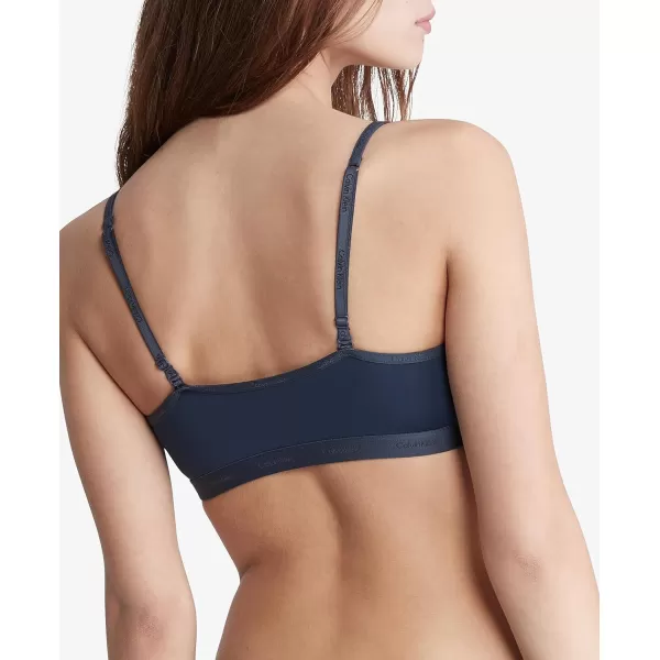 Calvin Klein Womens Form to Body Unlined BraletteSpeakeasy