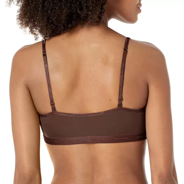 Calvin Klein Womens Form to Body Unlined BraletteWoodland