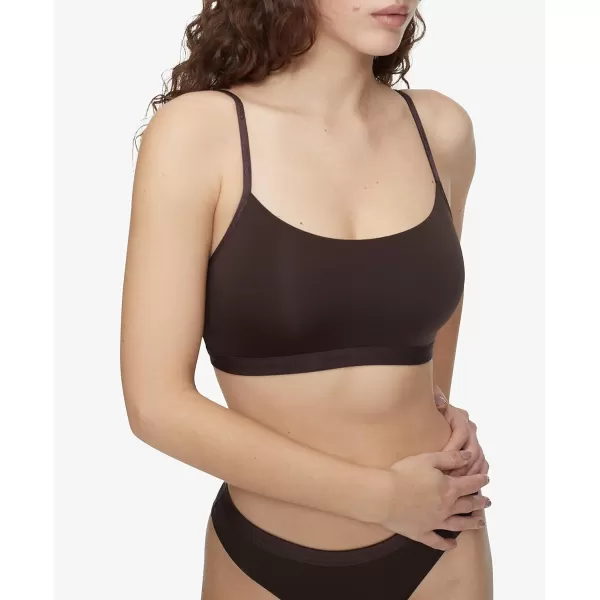 Calvin Klein Womens Form to Body Unlined BraletteWoodland