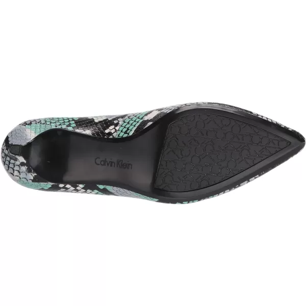 Calvin Klein Womens Gabrianna PumpBlue Green