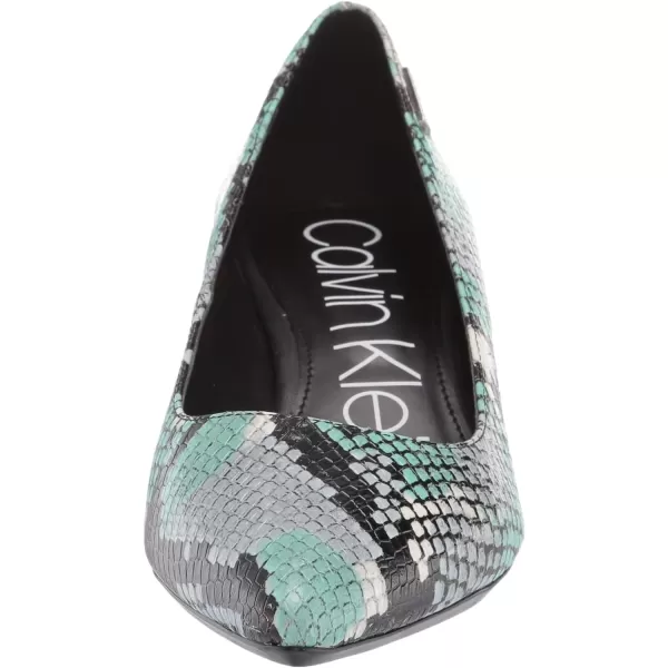 Calvin Klein Womens Gabrianna PumpBlue Green
