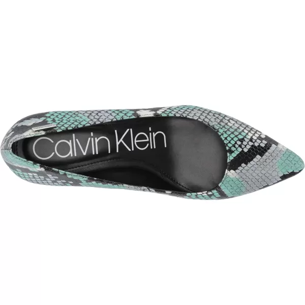 Calvin Klein Womens Gabrianna PumpBlue Green