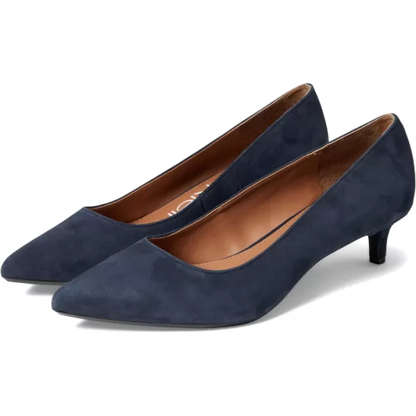 Calvin Klein Womens Gabrianna PumpNavy Suede