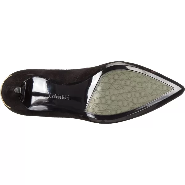Calvin Klein Womens Gayle PumpBlack Suede