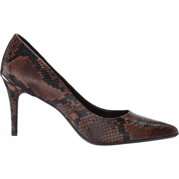 Calvin Klein Womens Gayle PumpCuoioDark Walnut
