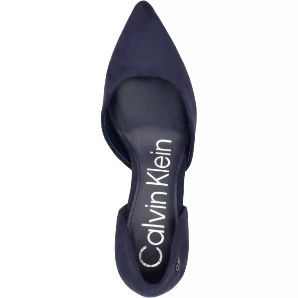 Calvin Klein Womens Gloria PumpDeep Baltic 400