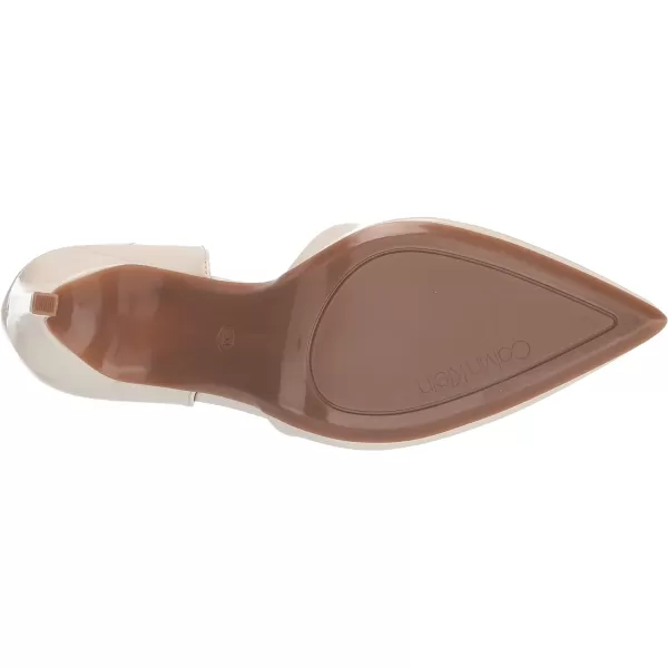 Calvin Klein Womens Hayden PumpChic Cream Patent