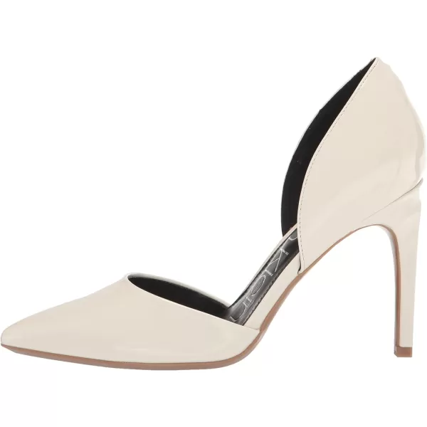 Calvin Klein Womens Hayden PumpChic Cream Patent