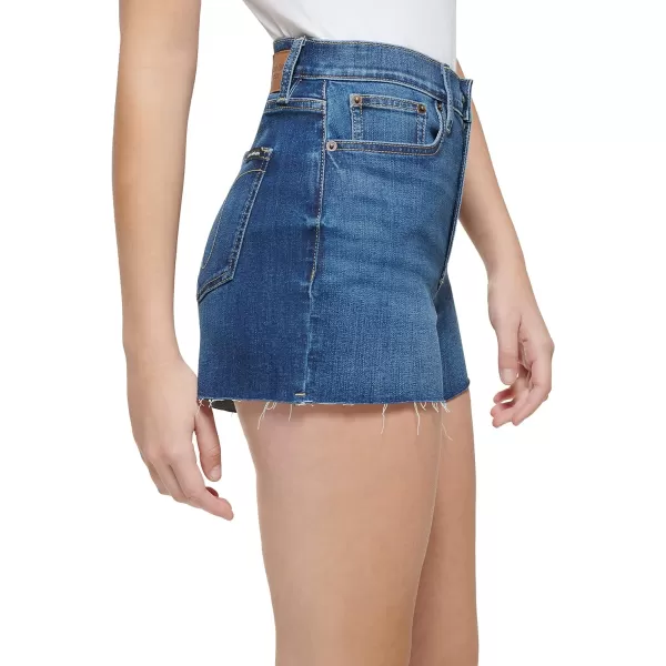Calvin Klein Womens Hi Rise Cut Off ShortMediterranean