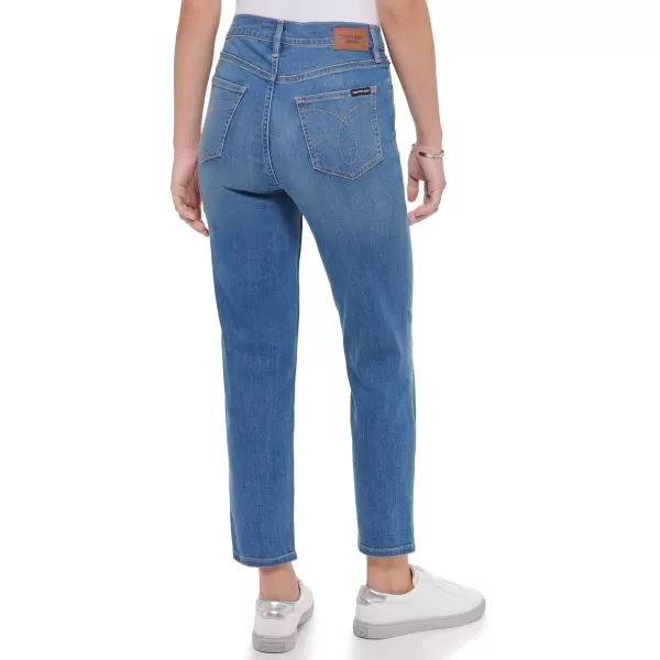 Calvin Klein Womens Hi Rise Skinny Whisper Soft DenimLaguna