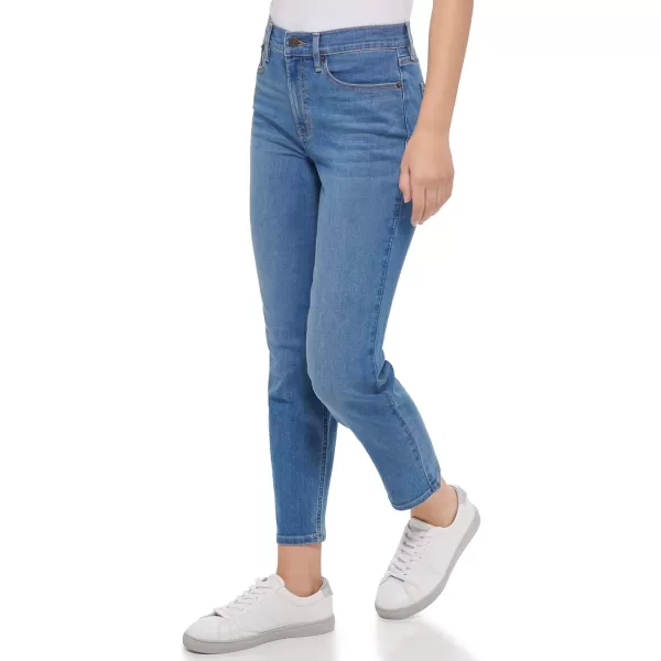 Calvin Klein Womens Hi Rise Skinny Whisper Soft DenimLaguna