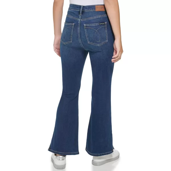 Calvin Klein Womens High Rise Flare JeansVero