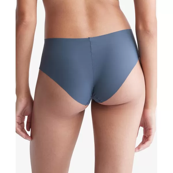 Calvin Klein Womens Invisibles Hipster PantyBlue Edge