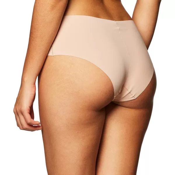 Calvin Klein Womens Invisibles Hipster PantyLight Caramel