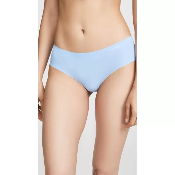 Calvin Klein Womens Invisibles Seamless Hipster Panties Multipack3 Sensory BlueDuffel BagBare