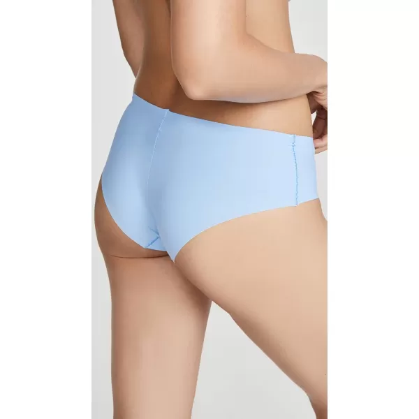 Calvin Klein Womens Invisibles Seamless Hipster Panties Multipack3 Sensory BlueDuffel BagBare