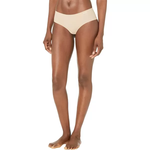 Calvin Klein Womens Invisibles Seamless Hipster Panties Multipack5 BlackSpeakeasyWhite Light Caramel