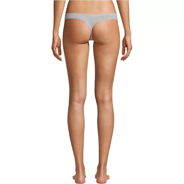 Calvin Klein Womens Invisibles Seamless Thong PantyJet Grey