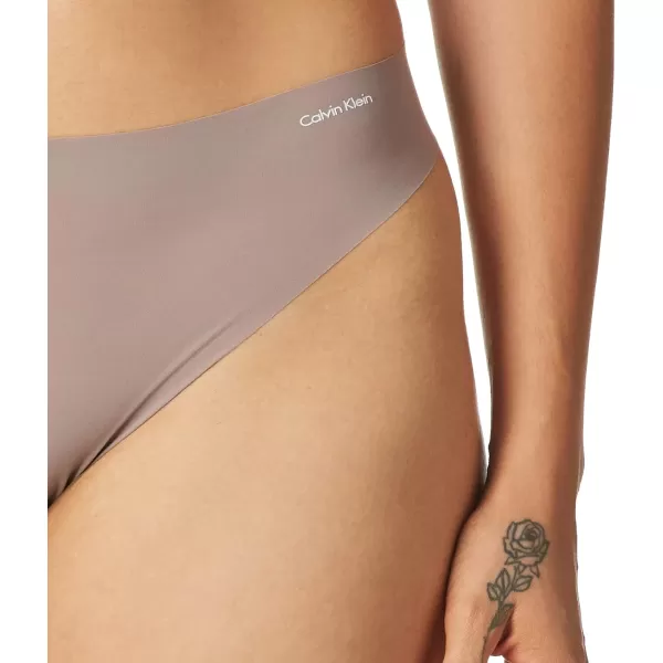 Calvin Klein Womens Invisibles Seamless Thong PantyMink