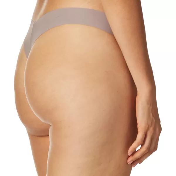 Calvin Klein Womens Invisibles Seamless Thong PantyMink