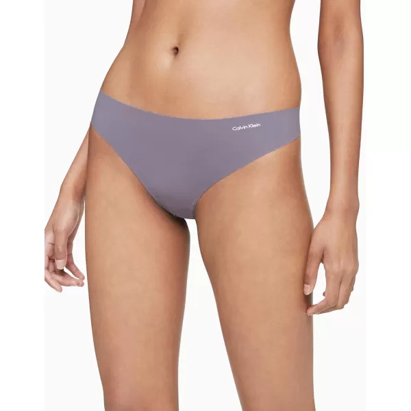 Calvin Klein Womens Invisibles Seamless Thong PantyPurple Haze