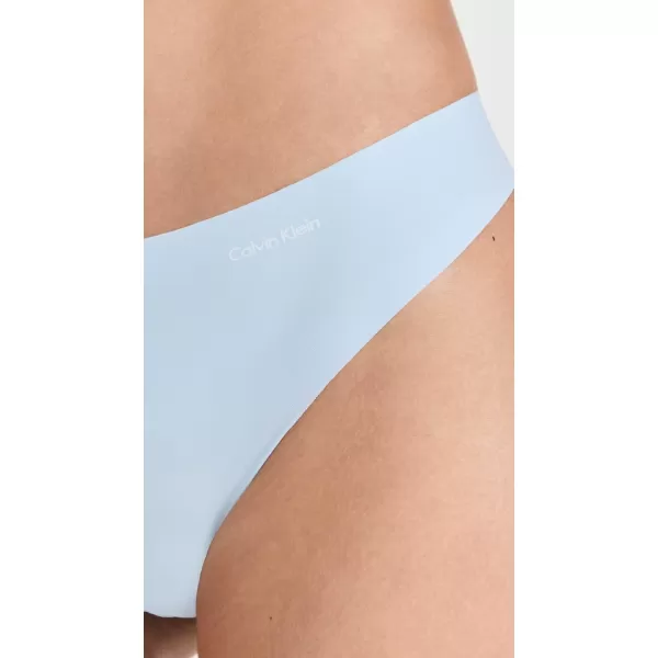 Calvin Klein Womens Invisibles Seamless Thong PantyRain Dance