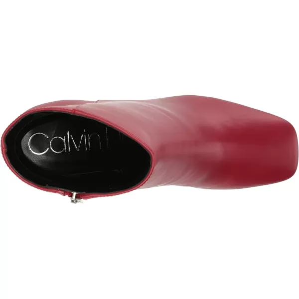 Calvin Klein Womens Izial Ankle BootBold Cherry