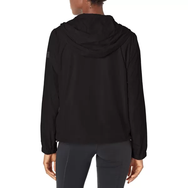 Calvin Klein Womens Lightweight Water Resistant Everyday WindbreakerDeep Black