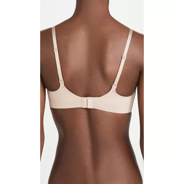 Calvin Klein Womens Liquid Touch Lightly Lined Scoop Neck BraHoney Almond