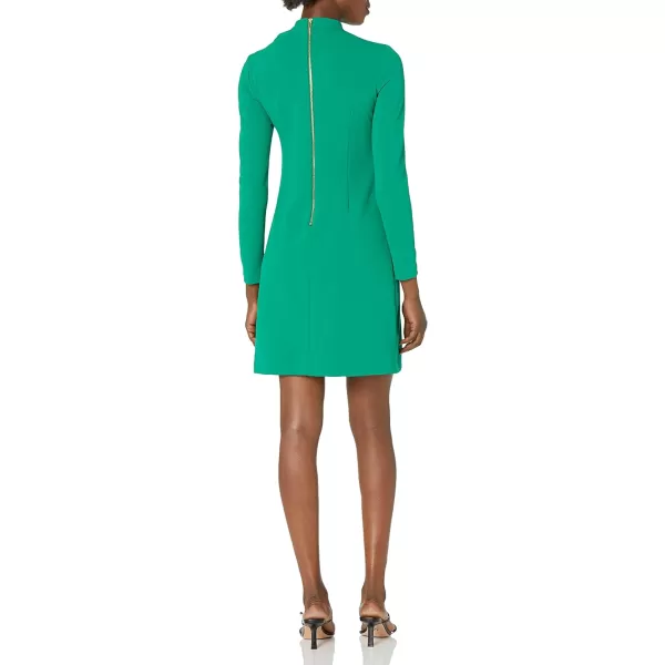 Calvin Klein Womens Long Sleeve Dress with Tie Neck DetailMeadow