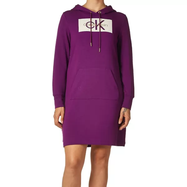 Calvin Klein Womens Long Sleeve Hoodie DressLight Charisma