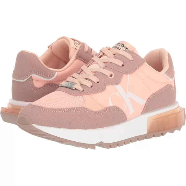 Calvin Klein Womens Magalee SneakerDark Blush Multi 660