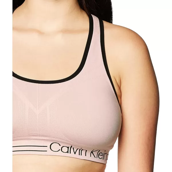 Calvin Klein Womens Medium Impact Reversible Sports BraSeashell