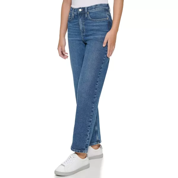 Calvin Klein Womens Mid Rise Boyfriend DenimMarrakesh