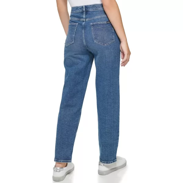 Calvin Klein Womens Mid Rise Boyfriend DenimMarrakesh