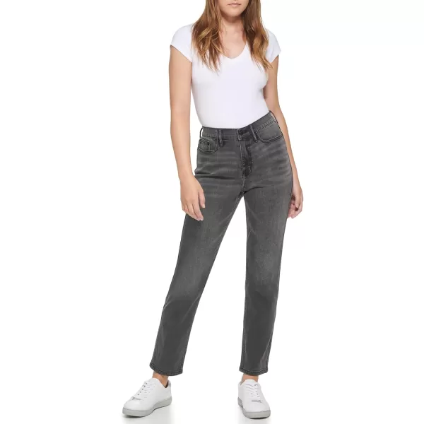 Calvin Klein Womens Mid Rise Boyfriend DenimRaven