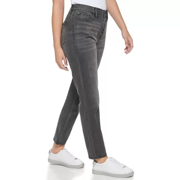 Calvin Klein Womens Mid Rise Boyfriend DenimRaven