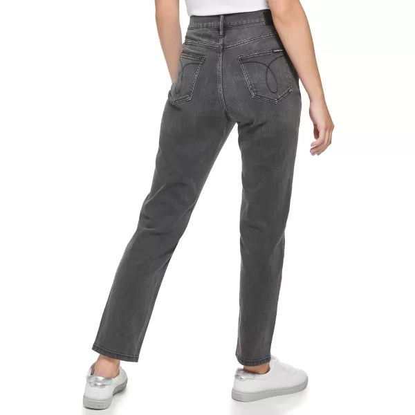 Calvin Klein Womens Mid Rise Boyfriend DenimRaven