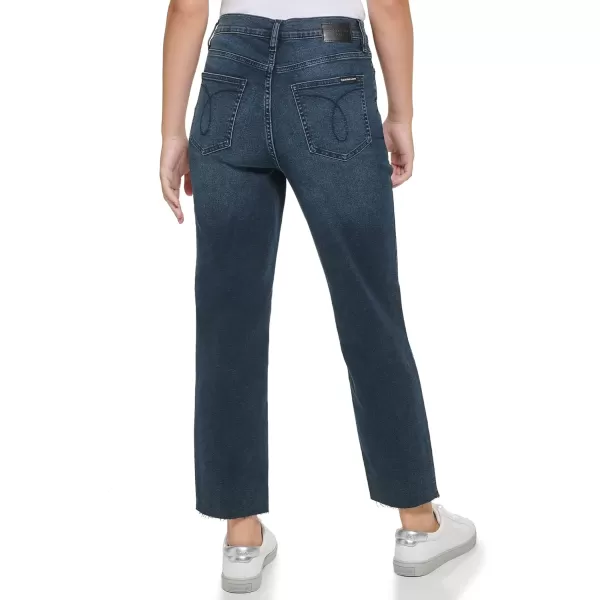 Calvin Klein Womens Mid Rise Boyfriend DenimSaphire