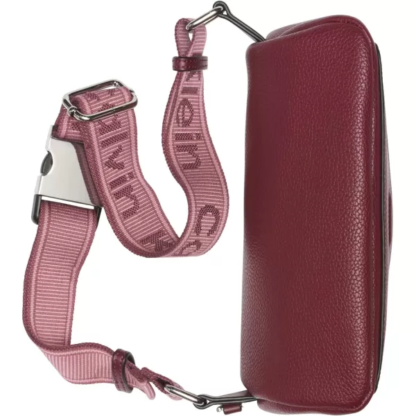 Calvin Klein Womens Millie Novelty Belt BagDeep Rouge