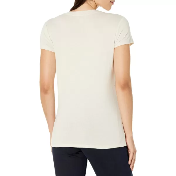 Calvin Klein Womens Minimal Logo Short Sleeve Fashion Tee ShirtBirch