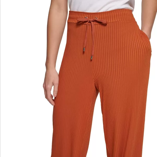 Calvin Klein Womens Misses Sportswear Soft Lightweight Stretch PantsTerra