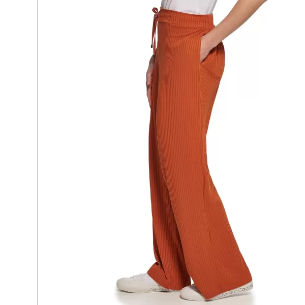 Calvin Klein Womens Misses Sportswear Soft Lightweight Stretch PantsTerra