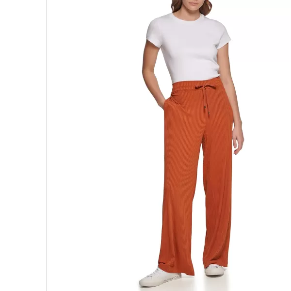 Calvin Klein Womens Misses Sportswear Soft Lightweight Stretch PantsTerra