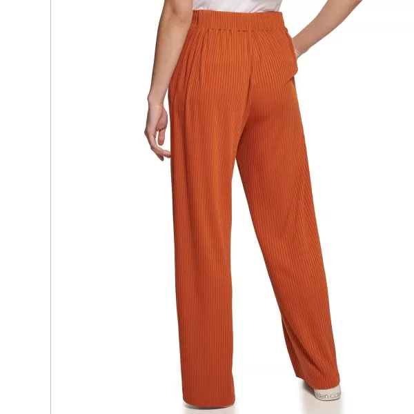 Calvin Klein Womens Misses Sportswear Soft Lightweight Stretch PantsTerra