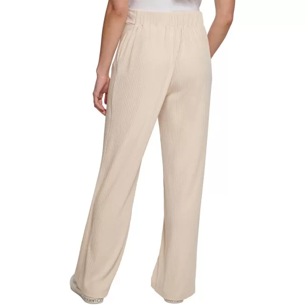 Calvin Klein Womens Misses Sportswear Soft Lightweight Stretch PantsWheat